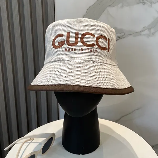 稀少 グッチ ロゴ プリント バケット ハット スーパーコピー gue13317