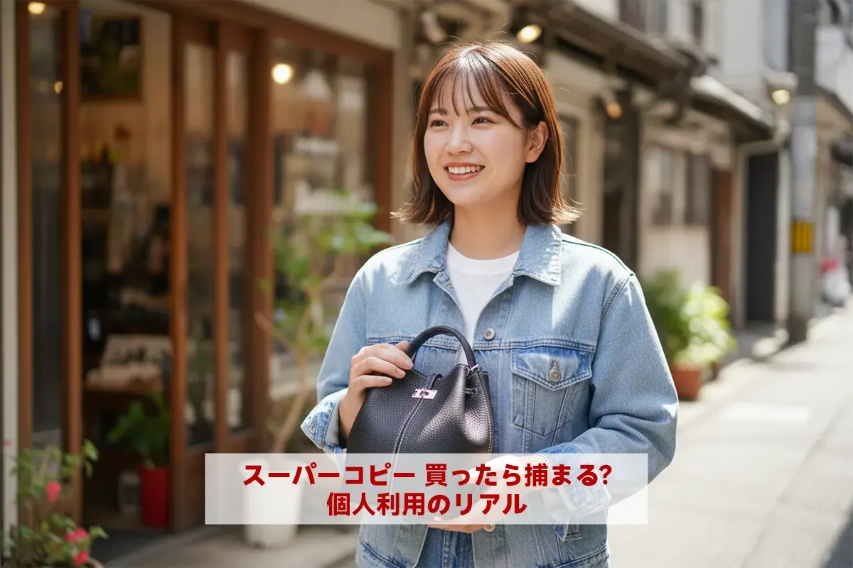 スーパーコピー 買ったら捕まる？個人利用のリアル