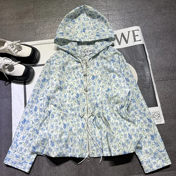ロエベ☆フーデッド ジャケット 偽物（シルクブレンドタフタ）S359Y02XEJ S359Y02XEJ