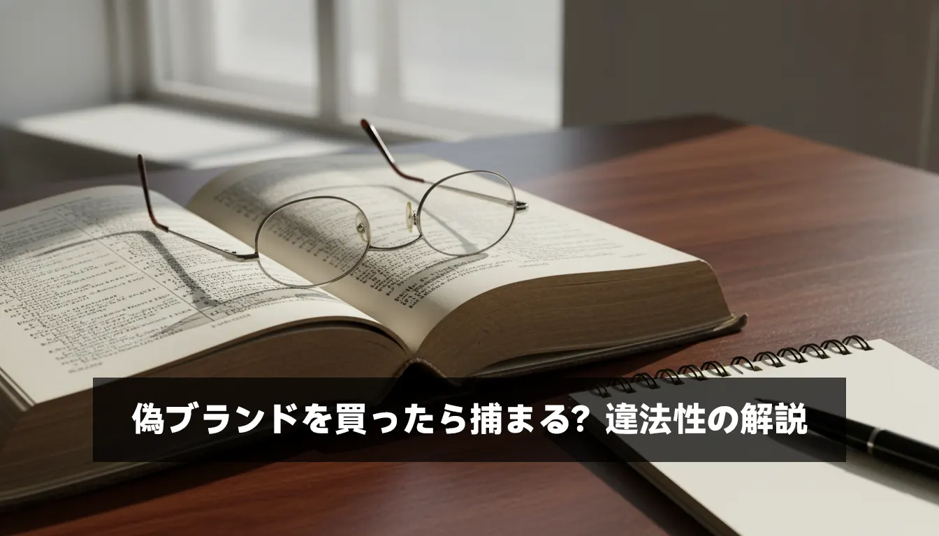偽ブランドを買ったら捕まる？違法性の解説